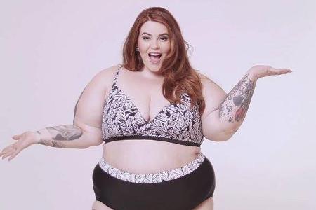 Model Tess Holliday vermittelt hier eigentlich ein recht positives Körpergefühl Model Tess Holliday vermittelt hier eigentlich ein recht positives Körpergefühl