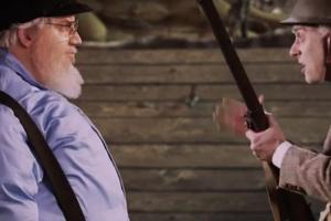 George R.R. Martin und J.R.R. Tolkien im Rap-Duell