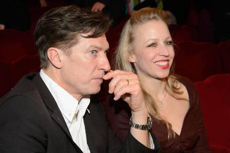 Nina Proll mit Tobias Moretti bei einer Theateraufführung