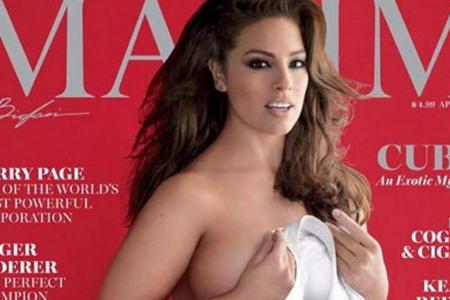 US-Model Ashley Graham definiert die Modelszene mit ihrem kurvigen Körper neu und ziert die US-Model Ashley Graham definiert die Modelszene mit ihrem kurvigen Körper neu und ziert die