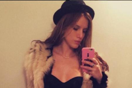 Behauptet, sie trage keinen echten Pelz: Bella Thorne Behauptet, sie trage keinen echten Pelz: Bella Thorne