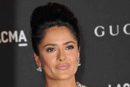 Salma Hayeks Hund Mozart war neun Jahre lang an ihrer Seite Salma Hayeks Hund Mozart war neun Jahre lang an ihrer Seite
