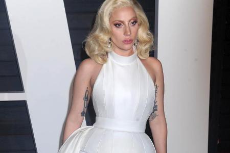 Lady Gaga auf der Vanity Fair Oscar Party im Februar 2016 Lady Gaga auf der Vanity Fair Oscar Party im Februar 2016