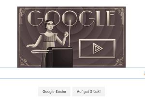 Google Doodle für Clara Rockmore