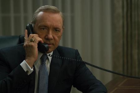 Frank Underwood (Kevin Spacey) steht in Staffel vier von Frank Underwood (Kevin Spacey) steht in Staffel vier von