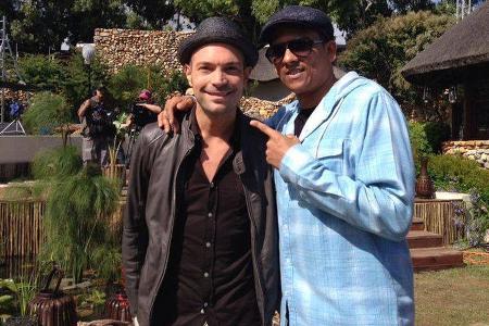 Roger Cicero (l.) und Xavier Naidoo