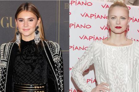 Stefanie Giesinger (l.) und Franziska Knuppe unterstützen die Antibrustkrebs-Kampagne auf Facebook Stefanie Giesinger (l.) und Franziska Knuppe unterstützen die Antibrustkrebs-Kampagne auf Facebook