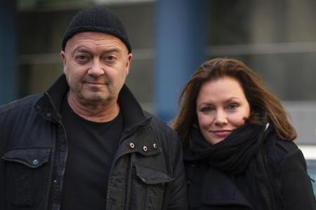 Florian Martens und Maja Maranow am Set von Florian Martens und Maja Maranow am Set von