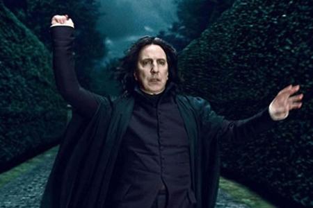 Alan Rickman als Snape in Alan Rickman als Snape in