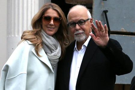 René Angélil und Céline Dion in Paris im November 2012