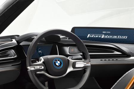 Das Cockpit des i8 Spyder wird zum Kommunikationszentrum