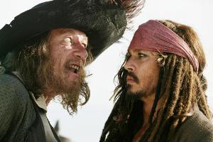 "Pirates of the Caribbean - Am Ende der Welt": Captain Barbossa (Geofrfrey Rush, l.) und der chaotische Jack Sparrow (Johnny...