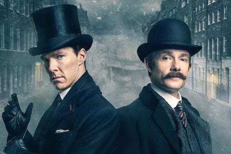 Sherlock Holmes (Benedict Cumberbatch, l.) und Dr. Watson (Martin Freeman) verschlägt es zu Ostern in die Vergangenheit Sherlock Holmes (Benedict Cumberbatch, l.) und Dr. Watson (Martin Freeman) verschlägt es zu Ostern in die Vergangenheit
