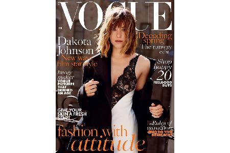 Dakota Johnson auf dem Cover der Dakota Johnson auf dem Cover der