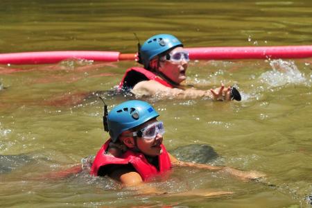 Gewohntes Bild bei der Dschungelprüfung: Wollersheim und Fürst im Wasser