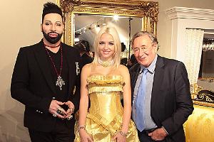 Wiener Opernball: Cathy Lugner trägt Kleid von Harald Glööckler