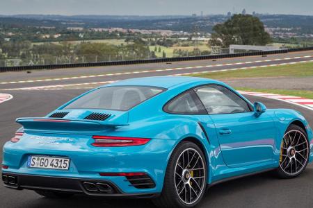 Der Konkurrenz zeigt der neue Turbo meist das Heck