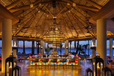 Einer der sechs luxuriösen Arbeitsplätze bei der Barkeeper-Tour: die Agua Bar im mexikanischen Resort Pamilla Einer der sechs luxuriösen Arbeitsplätze bei der Barkeeper-Tour: die Agua Bar im mexikanischen Resort Pamilla