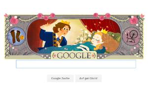 Märchenhaftes Google Doodle für Charles Perrault