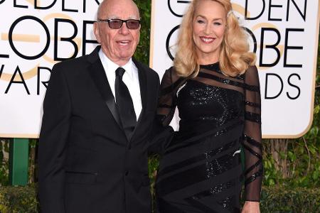 Jerry Hall und Rupert Murdoch bei den Golden Globes Jerry Hall und Rupert Murdoch bei den Golden Globes
