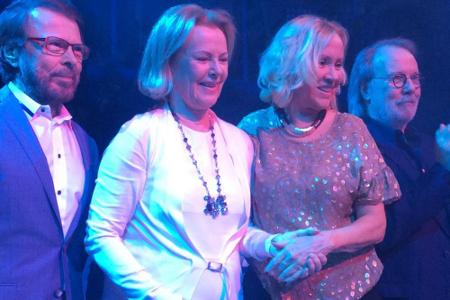 ABBA-Reunion von links nach rechts: Benny Andersson, Anni-Frid Lyngstad, Agnetha Fältskog und Björn Ulvaeus ABBA-Reunion von links nach rechts: Benny Andersson, Anni-Frid Lyngstad, Agnetha Fältskog und Björn Ulvaeus