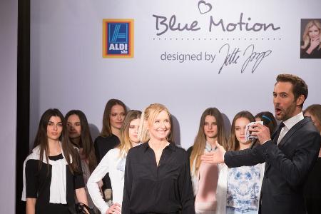 Designerin Jette Joop (Mitte) bei der Fashionshow zu ihrer Blue Motion Kollektion Designerin Jette Joop (Mitte) bei der Fashionshow zu ihrer Blue Motion Kollektion
