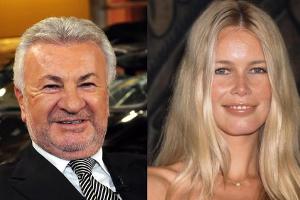 Claudia Schiffer und Willi Weber im Pinien-Streit