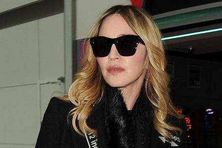 Madonna bei ihrer Ankunft vergangene Woche in London Madonna bei ihrer Ankunft vergangene Woche in London