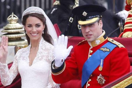 Die Spitze, die für das Hochzeitskleid von Herzogin Kate verwendet wurde, stammt aus dem Hause Sophie Hallette