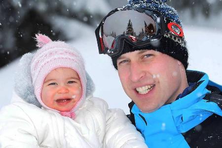Charlotte und Prinz William im Winterurlaub Charlotte und Prinz William im Winterurlaub