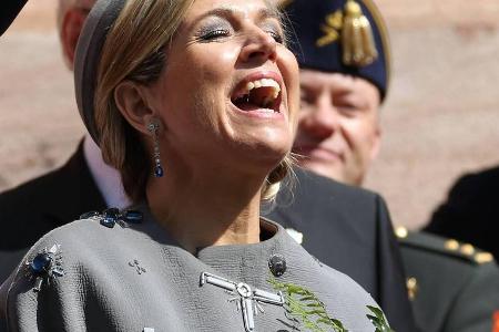 Kann man Königin Máxima angesichts dieses herzlichen Lachens überhaupt böse sein? Kann man Königin Máxima angesichts dieses herzlichen Lachens überhaupt böse sein?