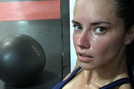 Adriana Lima legt viel Wert auf Sport Adriana Lima legt viel Wert auf Sport