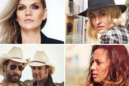 Sarah Connor, Anna Loos, Namika sowie Alec Völkel und Sascha Vollmer von The BossHoss bilden die deutsche ESC-Jury 2016 Sarah Connor, Anna Loos, Namika sowie Alec Völkel und Sascha Vollmer von The BossHoss bilden die deutsche ESC-Jury 2016