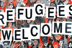 "Refugees Welcome": Lautstarkes Signal gegen Rassismus