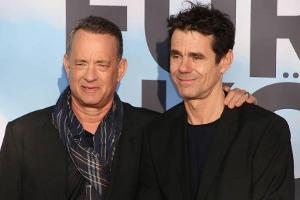 Tom Hanks und Tom Tykwer bei der Premiere von "Ein Hologramm für den König" in Berlin