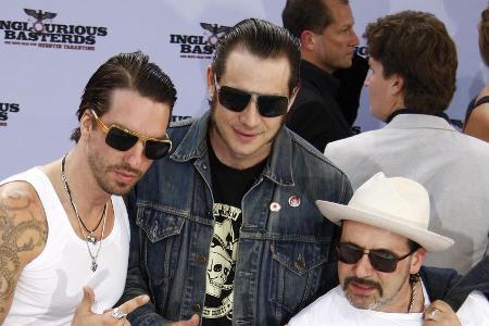 The BossHoss (l. und m.) bei der Premiere von The BossHoss (l. und m.) bei der Premiere von