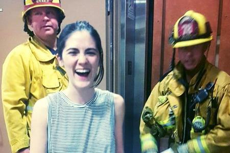Isabelle Fuhrman hat sich schnell von ihrem Schreck erholt Isabelle Fuhrman hat sich schnell von ihrem Schreck erholt