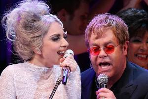 Lady Gaga und Elton John: Überraschungsgig in Hollywood
