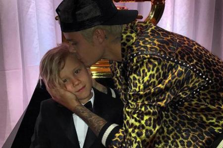 Justin Bieber mit seinem kleinen Bruder Justin Bieber mit seinem kleinen Bruder