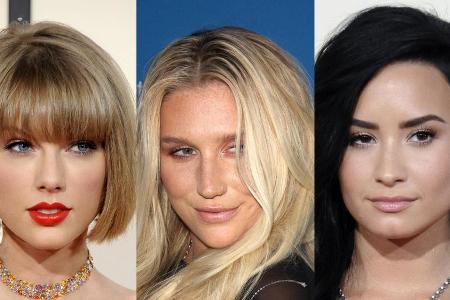 Taylor Swift (li.) unterstützt Kesha - aber Demi Lovato (re.) ist nicht beeindruckt! Taylor Swift (li.) unterstützt Kesha - aber Demi Lovato (re.) ist nicht beeindruckt!