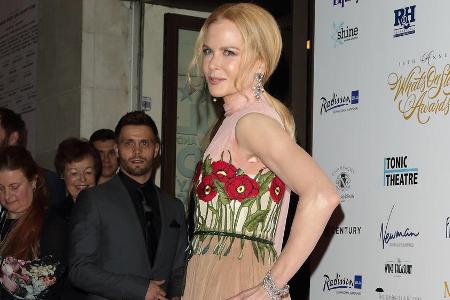 Nicole Kidman bei den WhatsOnStage Theatre Awards am Sonntag in London Nicole Kidman bei den WhatsOnStage Theatre Awards am Sonntag in London
