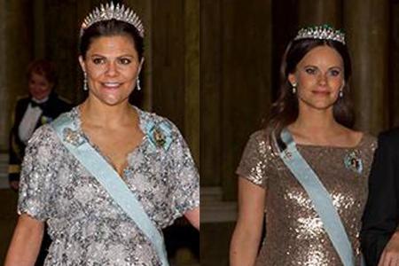 Krinprinzessin Victoria (links) und Prinzessin Sofia zeigen ihre Babybäuche Krinprinzessin Victoria (links) und Prinzessin Sofia zeigen ihre Babybäuche