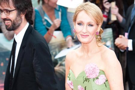 J.K. Rowling und ihr Ehemann Neil Murray auf der Weltpremiere von J.K. Rowling und ihr Ehemann Neil Murray auf der Weltpremiere von