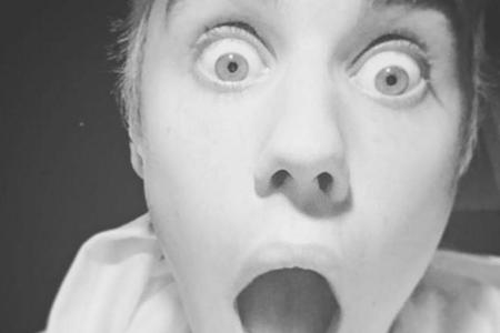 Gruselfoto von Justin Bieber Gruselfoto von Justin Bieber