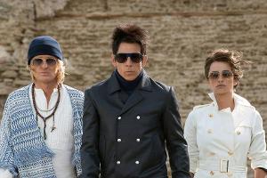 Die Models Derek Zoolander (Ben Stiller, Mitte), Hansel (Owen Wilson) und Fashion-Polizistin Valentina (Penélope Cruz) müsse...