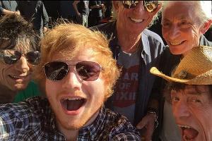 Ed Sheeran rockt mit den Rolling Stones