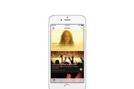 Mit Apple Music startet das Unternehmen am 30. Juni seinen eigenen Musikstreaming-Dienst Mit Apple Music startet das Unternehmen am 30. Juni seinen eigenen Musikstreaming-Dienst