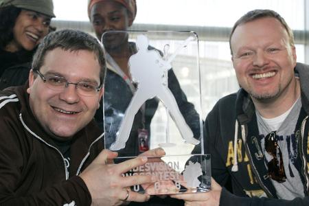 Ein Erfolgsgespann: Elton und Stefan Raab Ein Erfolgsgespann: Elton und Stefan Raab