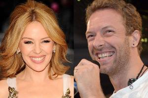 Chris Martin und Kylie Minogue Arm in Arm in London