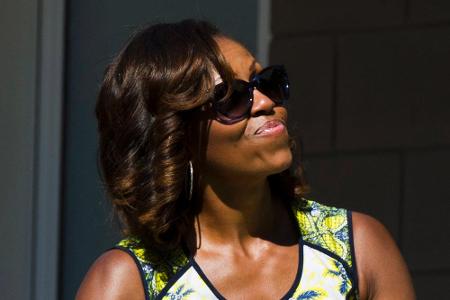 First Lady Michele Obama beim 18. Arthur Ashe Kids' Day in New York First Lady Michele Obama beim 18. Arthur Ashe Kids' Day in New York